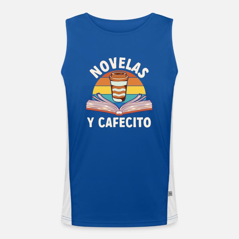 Café espagnol Cafecito Débardeur respirant contrasté Homme 