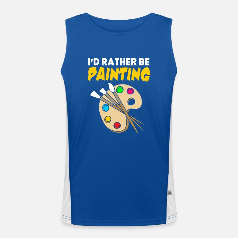 Maler Funktionelles Kontrast-Tank Top für Männer 