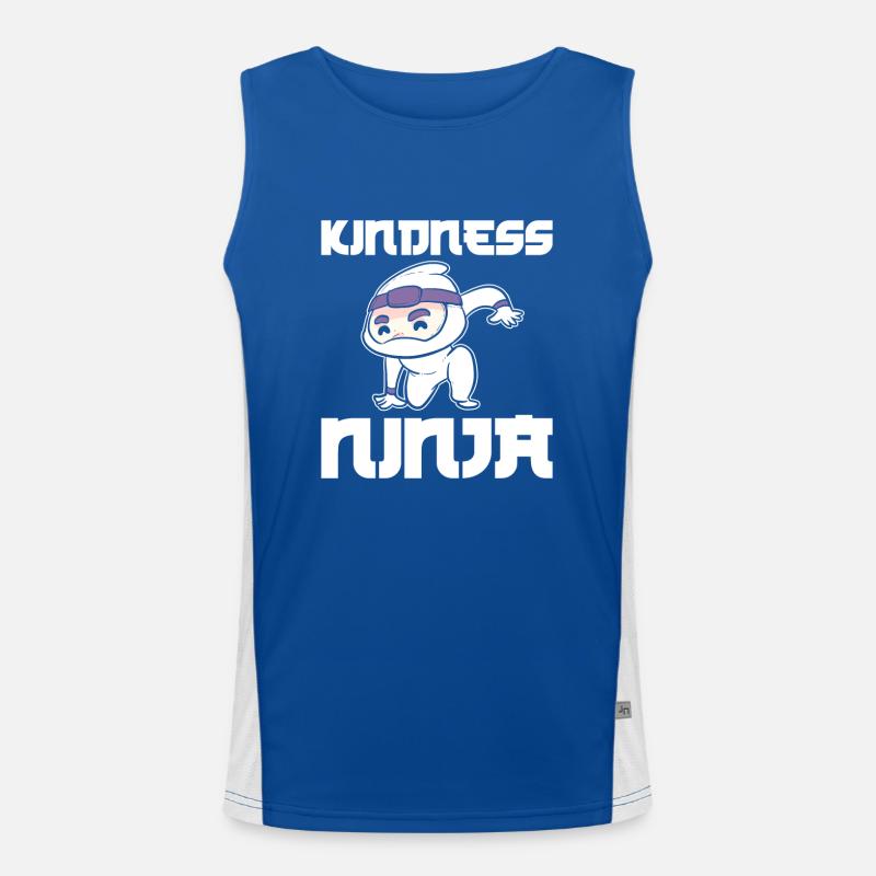 Mobbing Ninja Funktionelles Kontrast-Tank Top für Männer 