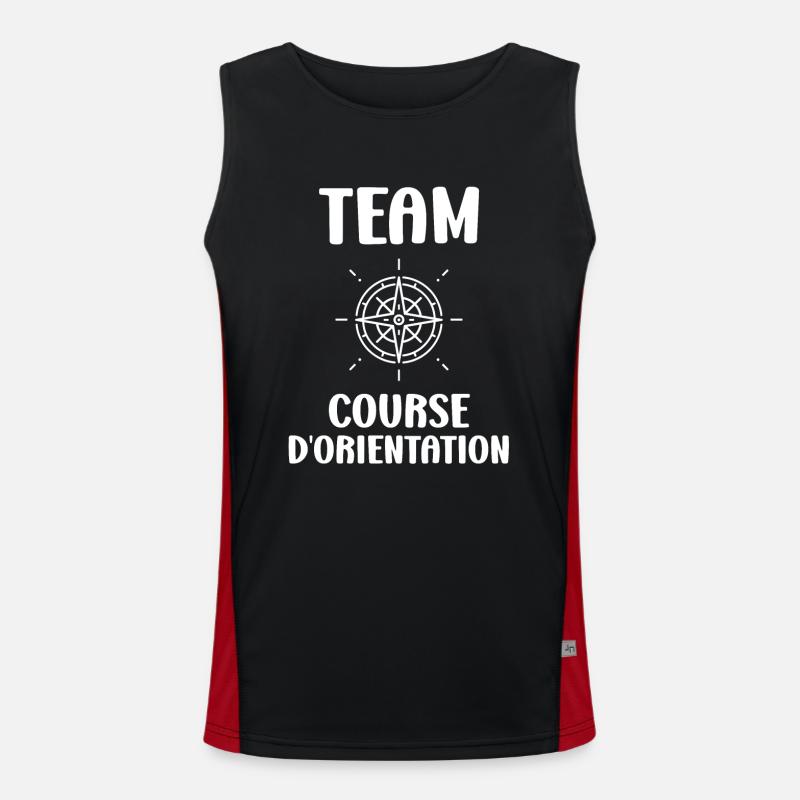 course d'orientation Débardeur respirant contrasté Homme 