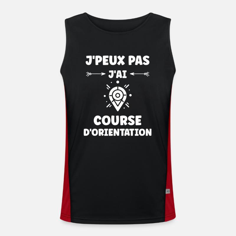 course d'orientation Débardeur respirant contrasté Homme 