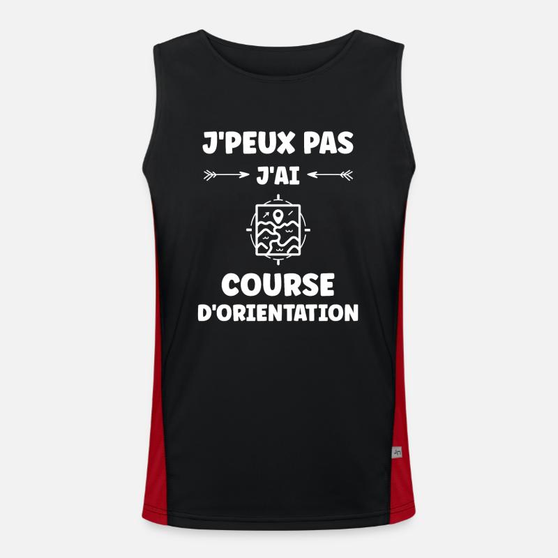 course d'orientation Débardeur respirant contrasté Homme 