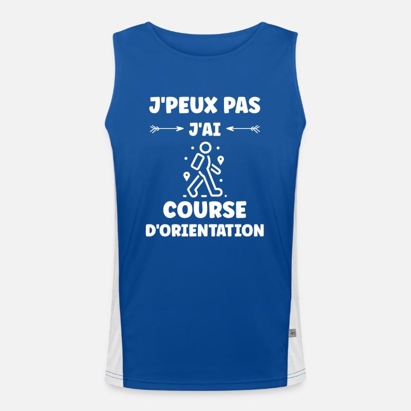course d'orientation Débardeur respirant contrasté Homme 