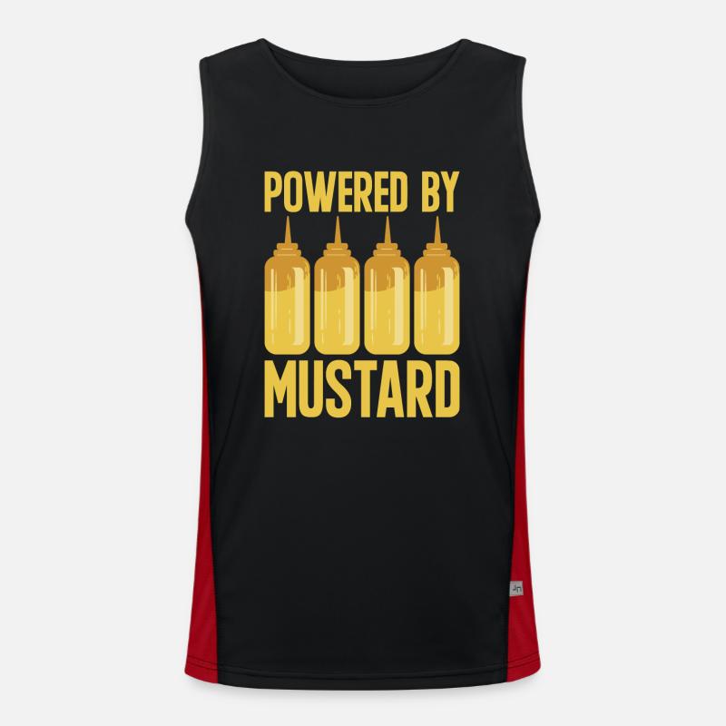 Senf Moutarde Débardeur respirant contrasté Homme 