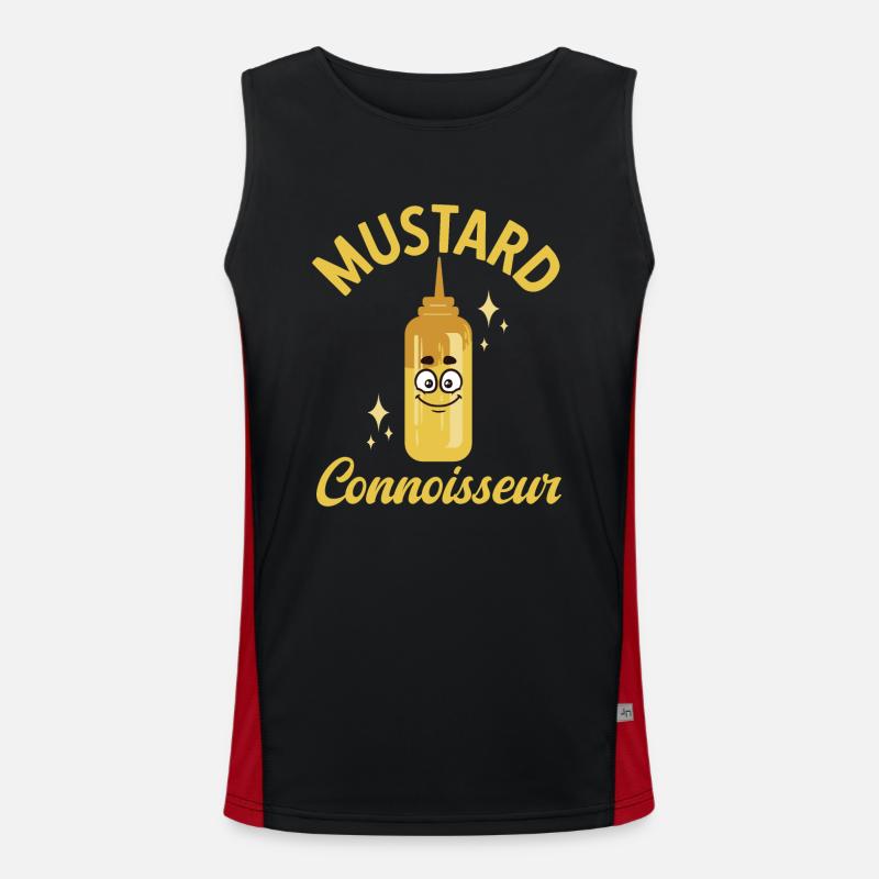 Senf Moutarde Débardeur respirant contrasté Homme 