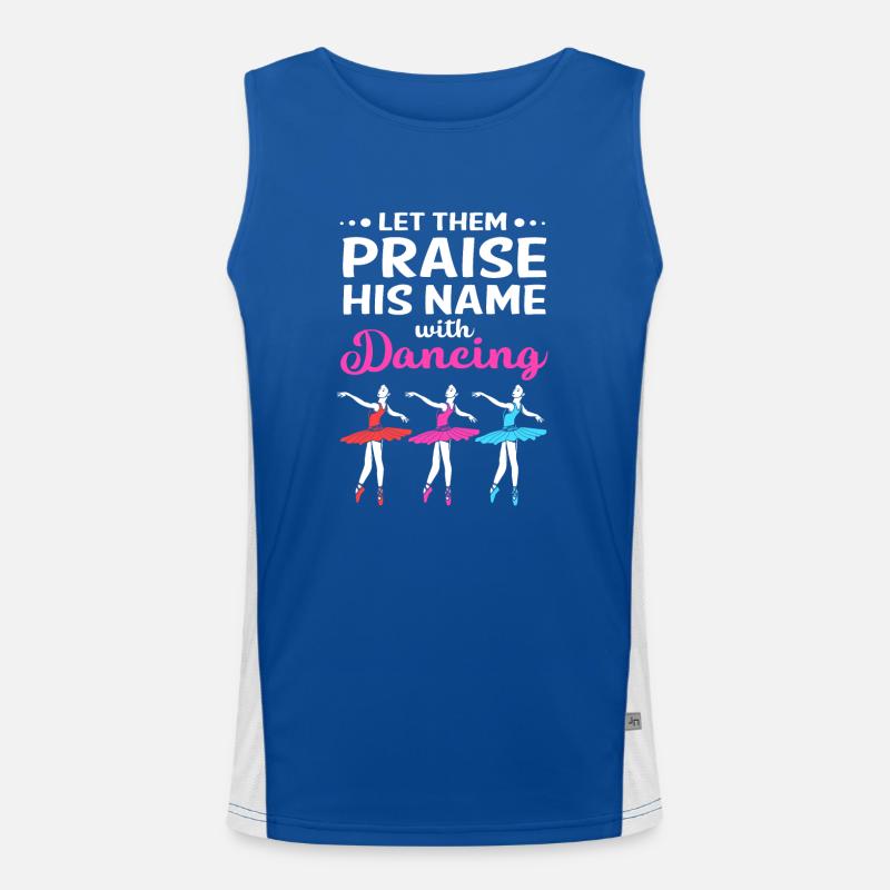 Danseuse de ballet Débardeur respirant contrasté Homme 