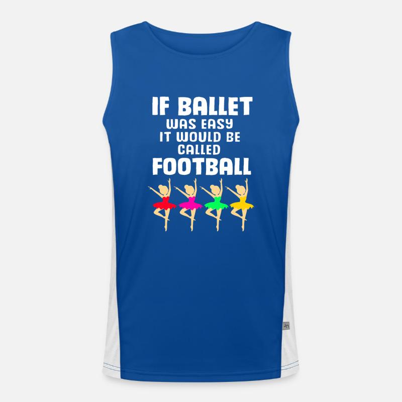 Danseuse de ballet Débardeur respirant contrasté Homme 