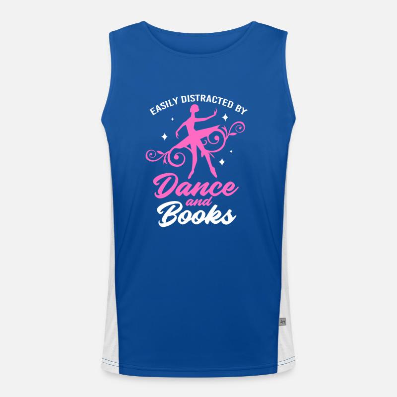 Ballet Ballet Dancer Men's Functional Contrast Tank Top 