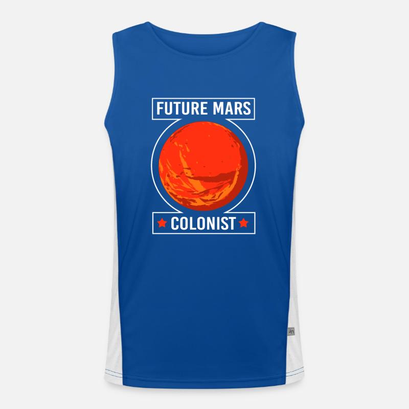 Universe Solar System Men's Functional Contrast Tank Top 
