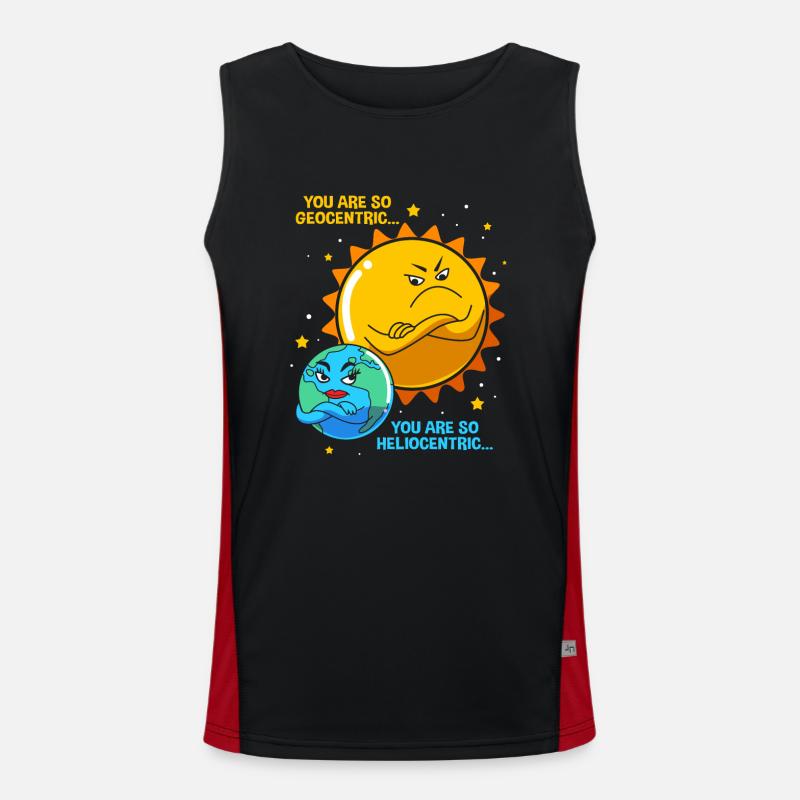 Solar System Universe Men's Functional Contrast Tank Top 