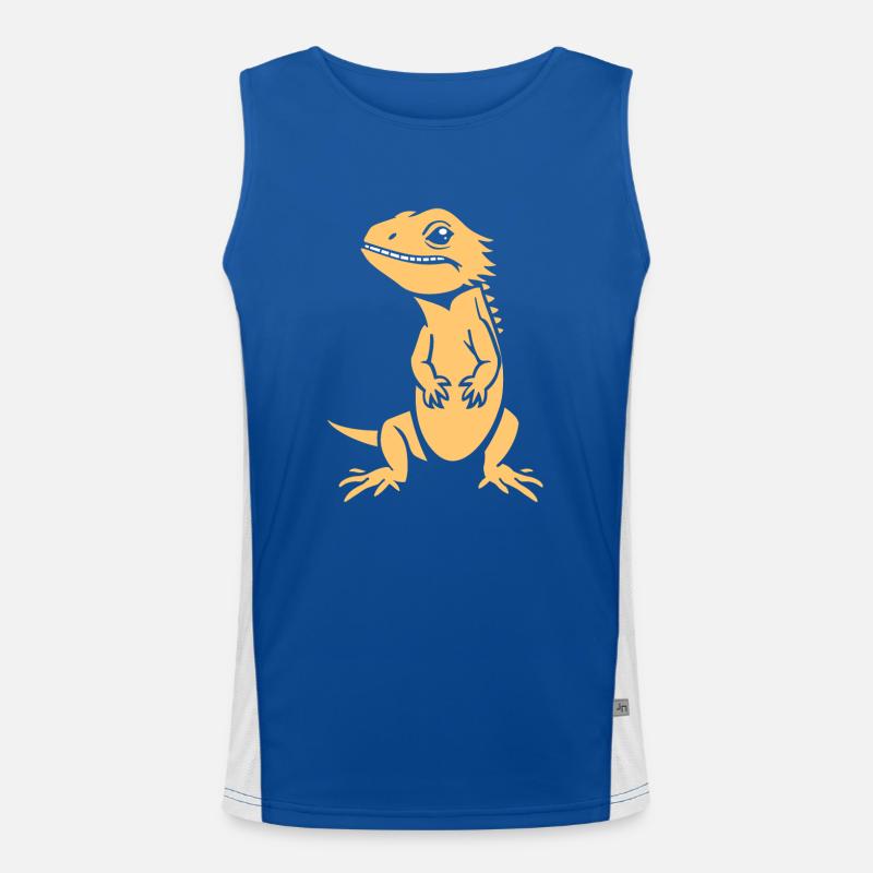 Bartagame Funktionelles Kontrast-Tank Top für Männer 