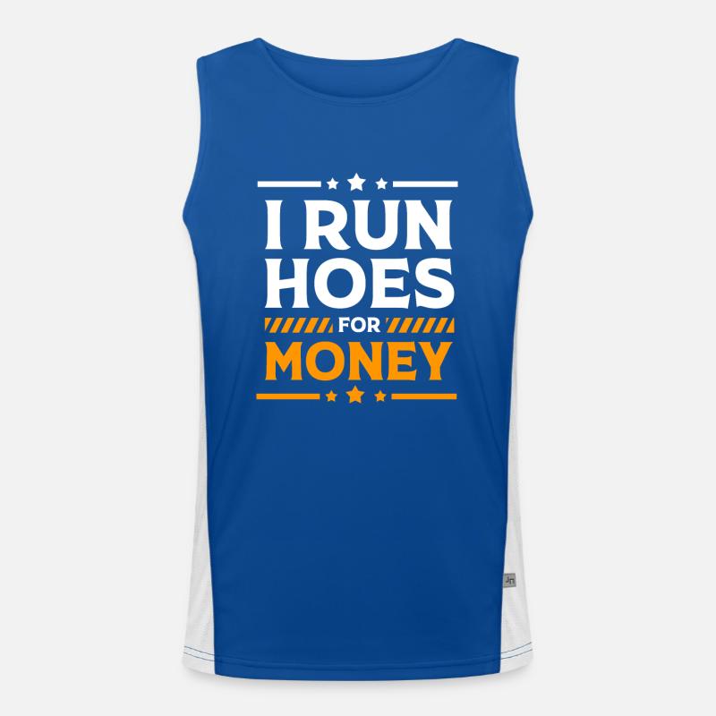 Bauarbeiter Baustelle Funktionelles Kontrast-Tank Top für Männer 