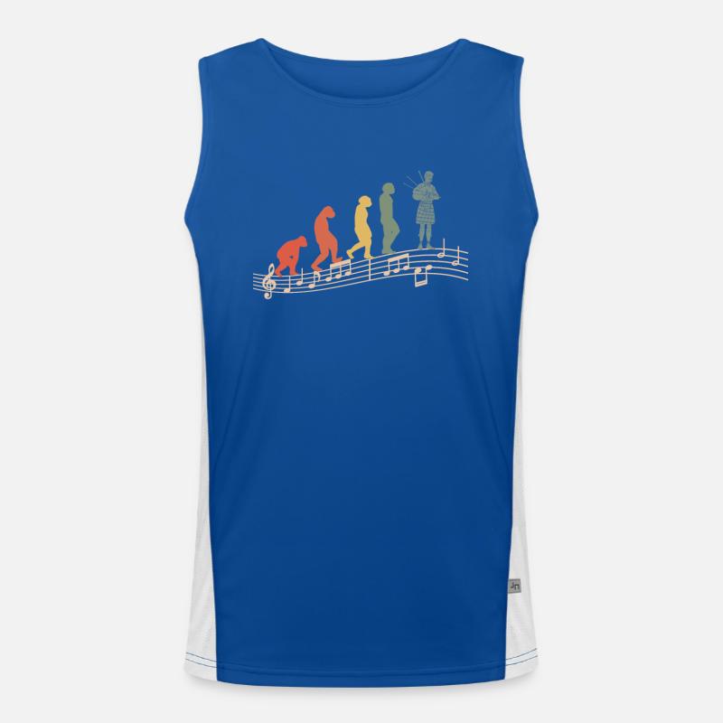 Cornemuses d’Écosse écossaise Débardeur respirant contrasté Homme 