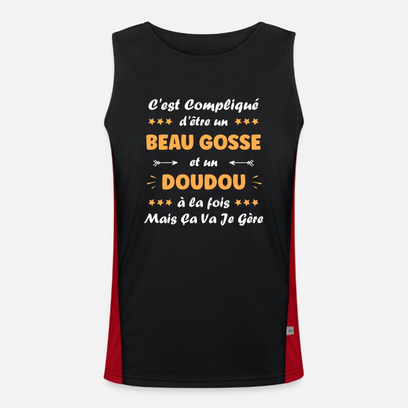 doudou Débardeur respirant contrasté Homme 