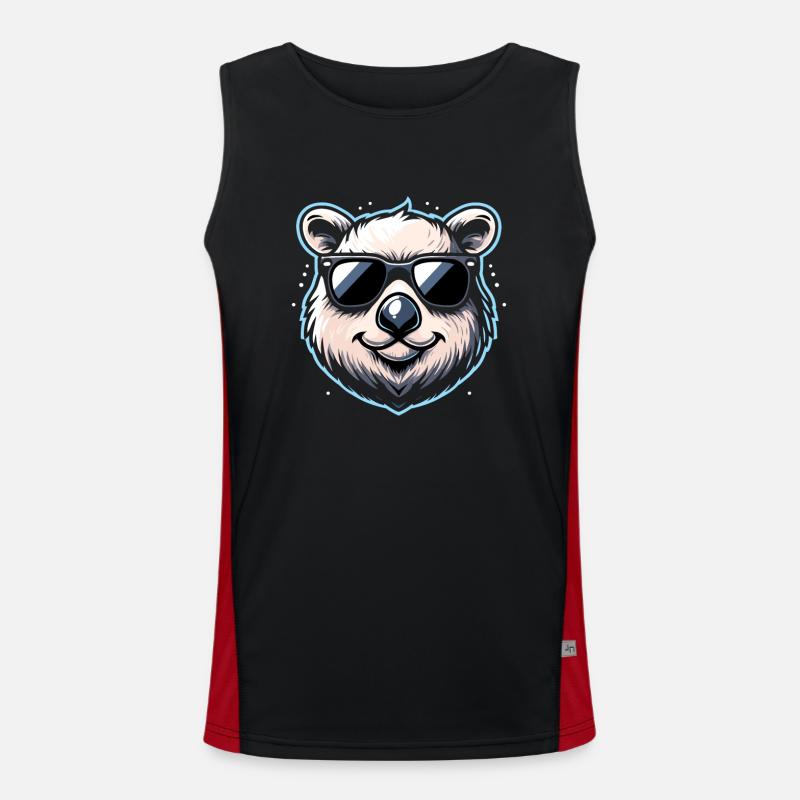 Feeling Wombat-Tastic Today - Funny Wombat Men's Functional Contrast Tank Top 