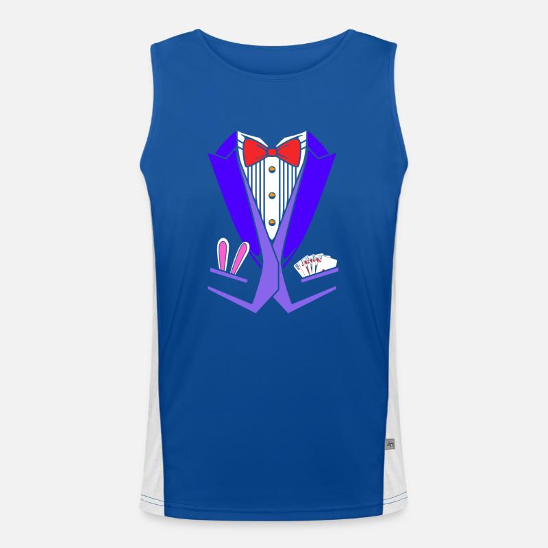 Zauberer Funktionelles Kontrast-Tank Top für Männer 