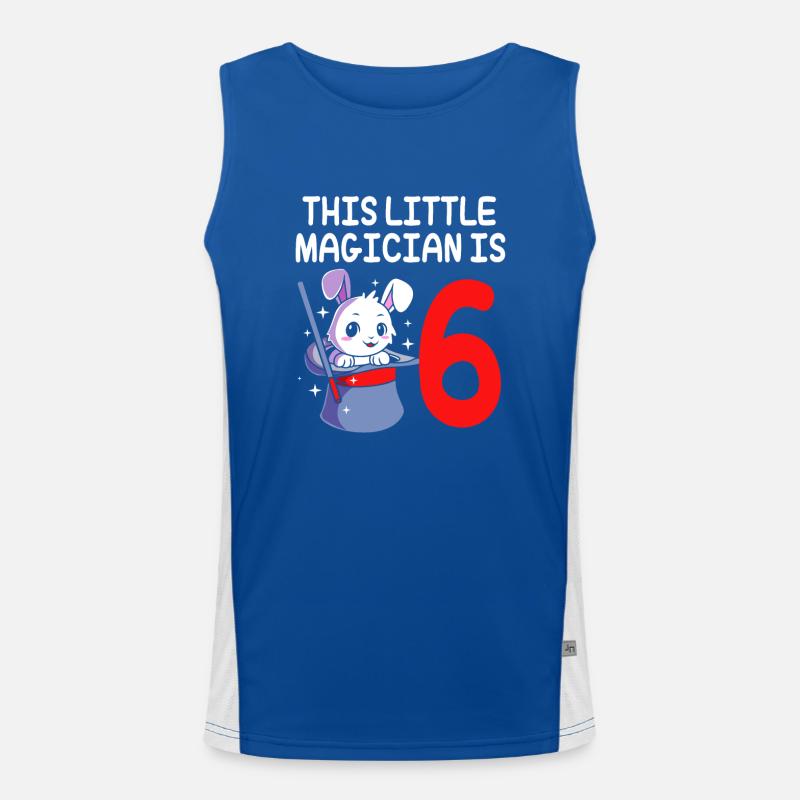 Zauberer Funktionelles Kontrast-Tank Top für Männer 