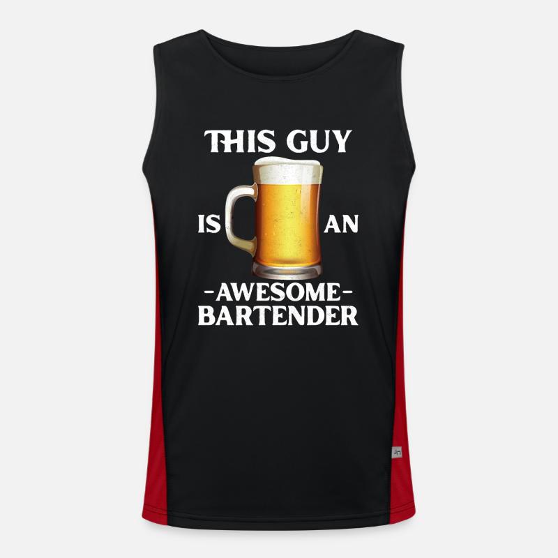 Barman Mixologue Ce gars est Débardeur respirant contrasté Homme 