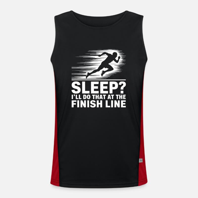 Ultra Running Ultramarathon Runner Marathoner Men's Functional Contrast Tank Top 