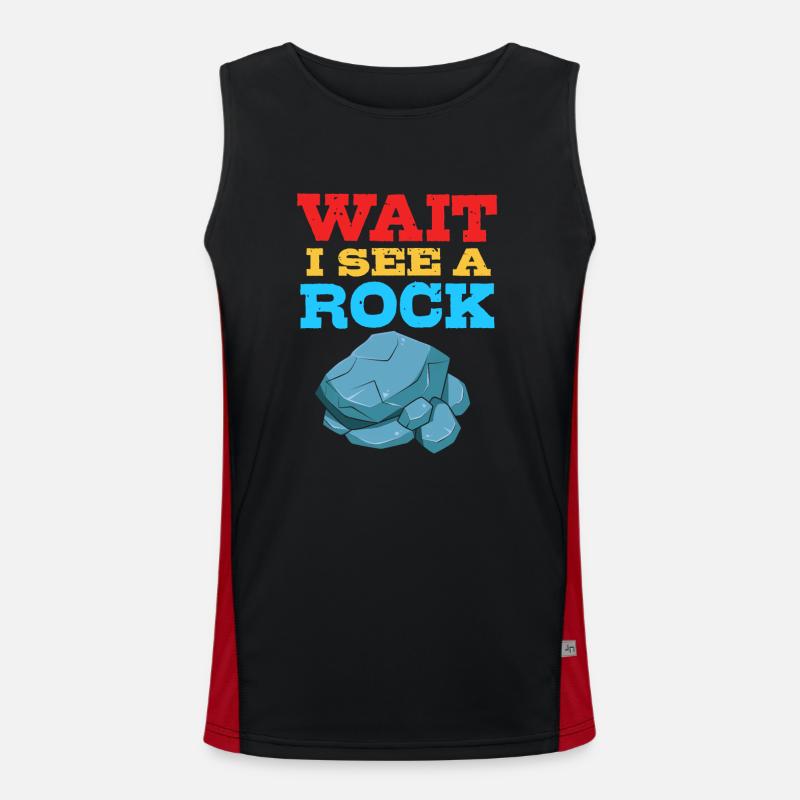 Geologe Funktionelles Kontrast-Tank Top für Männer 
