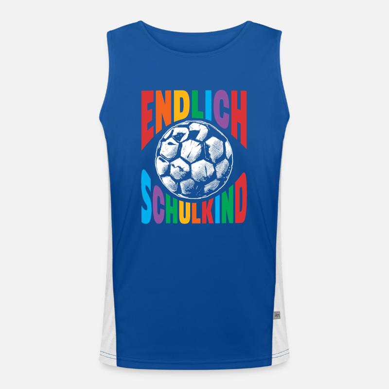 School 1st Grade Men's Functional Contrast Tank Top 