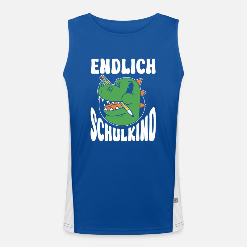 School 1st Grade Men's Functional Contrast Tank Top 