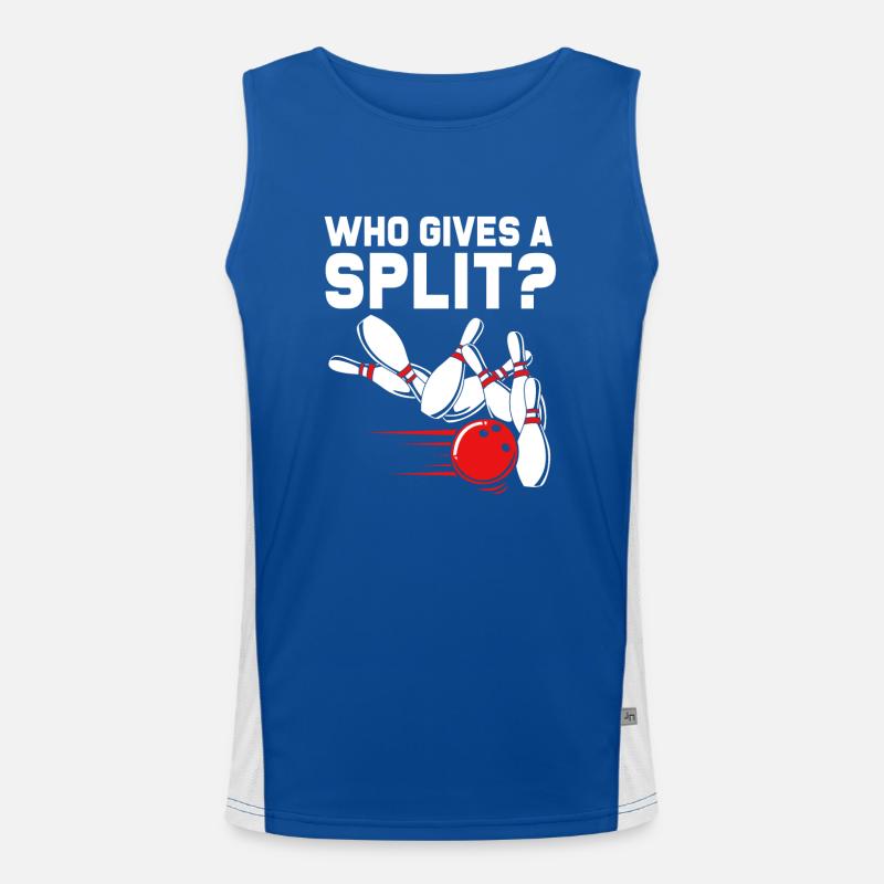 Bowling Funktionelles Kontrast-Tank Top für Männer 