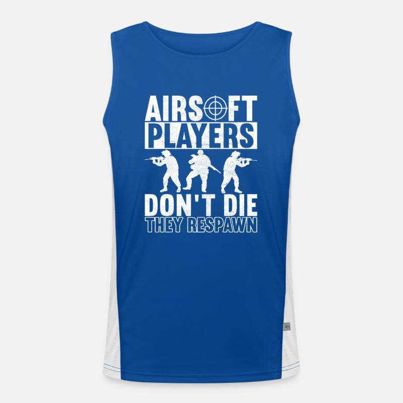 Airsoft Waffe Airsoft Hobby Funktionelles Kontrast-Tank Top für Männer 