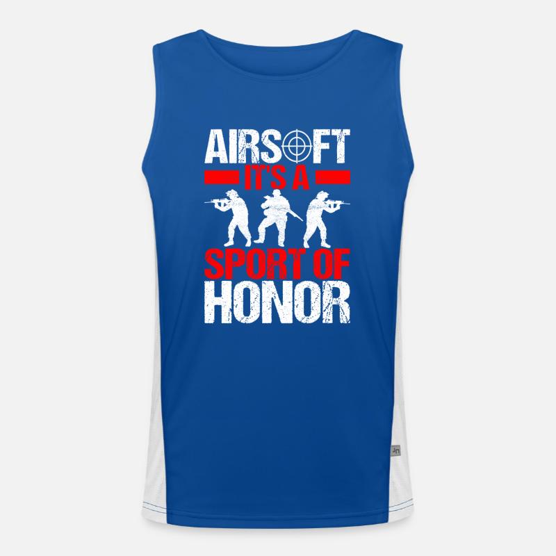 Airsoft Waffe Airsoft Hobby Funktionelles Kontrast-Tank Top für Männer 