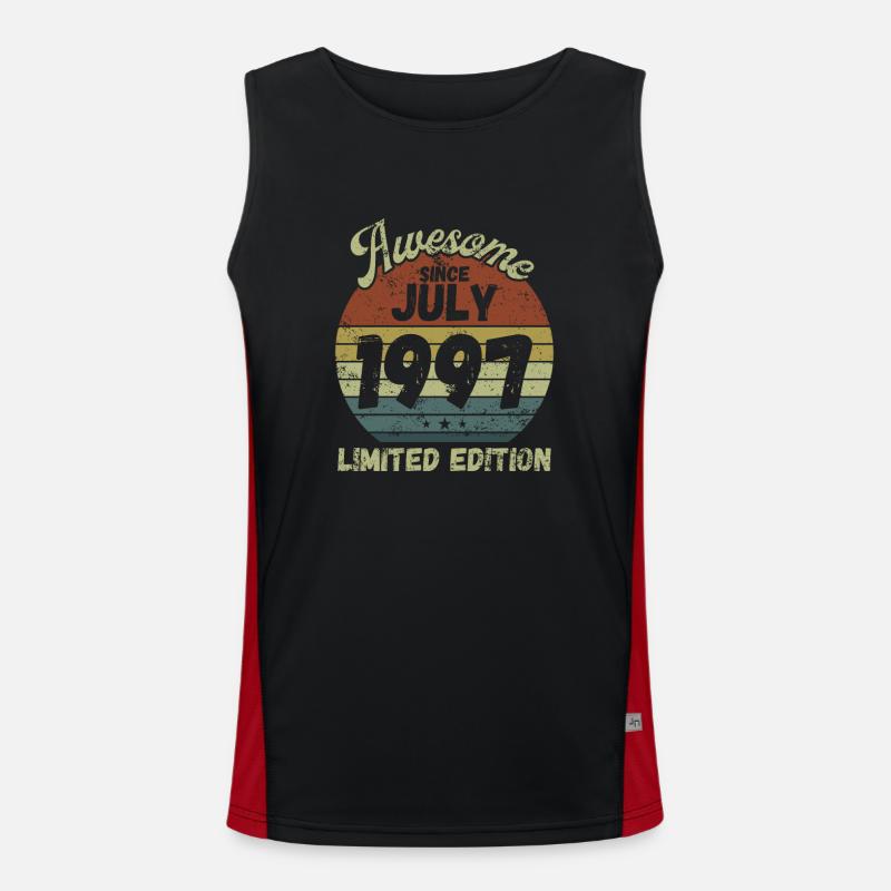 Awesome since July 1997 - Geburtstag Funktionelles Kontrast-Tank Top für Männer 