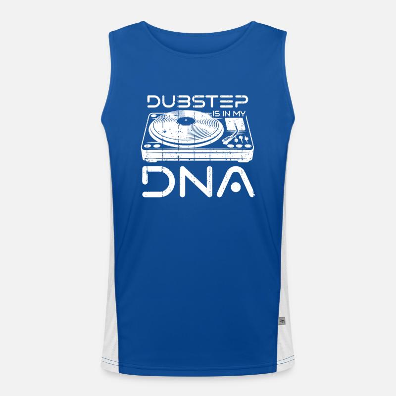 Dubstep Music Men's Functional Contrast Tank Top 