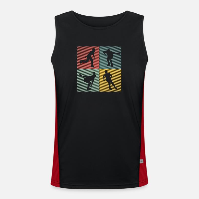 Rollers Rollers Rollers Rollers Débardeur respirant contrasté Homme 