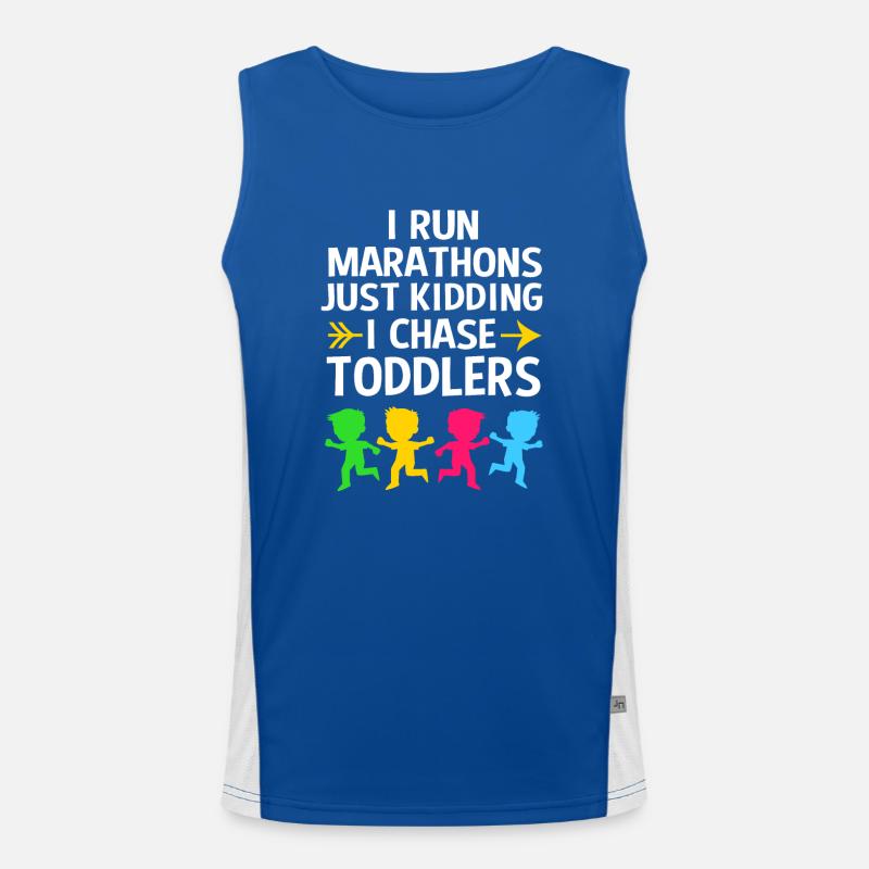 Kindergarten Erziehung Erzieher Erzieherin Funktionelles Kontrast-Tank Top für Männer 