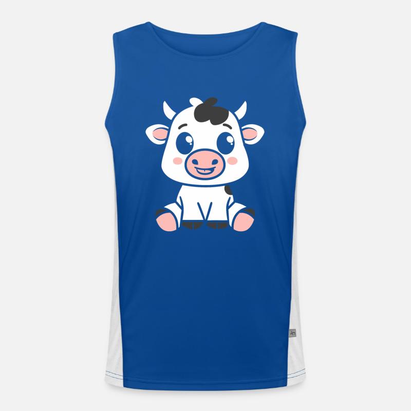 vache Débardeur respirant contrasté Homme 