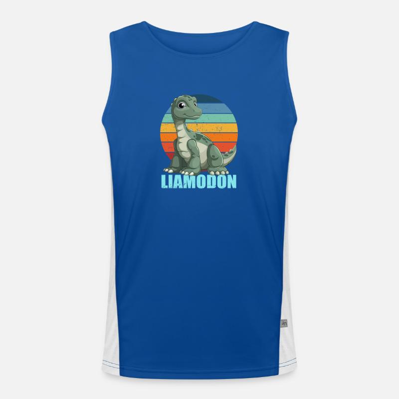 Liamodon Gift Idea for Liam Men's Functional Contrast Tank Top 