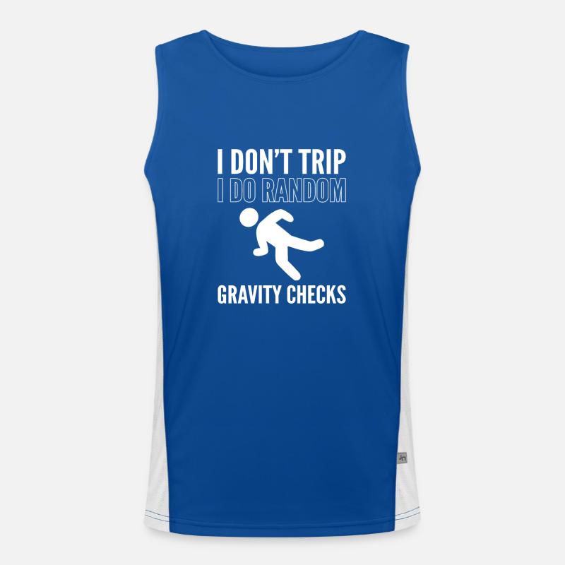 Broken leg Men's Functional Contrast Tank Top 