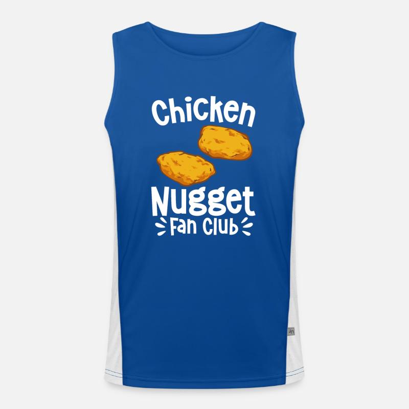 Nuggets de poulet Nuggets de poulet Débardeur respirant contrasté Homme 