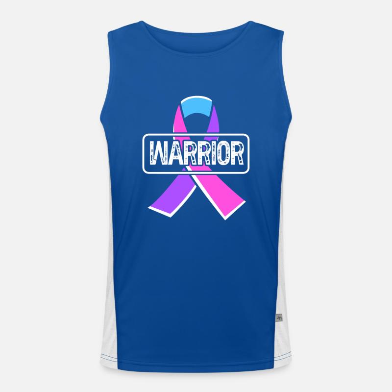 Thyroid cancer Thyroid cancer Men's Functional Contrast Tank Top 
