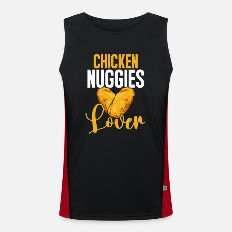 Nuggets de poulet Nuggets de poulet Débardeur respirant contrasté Homme 