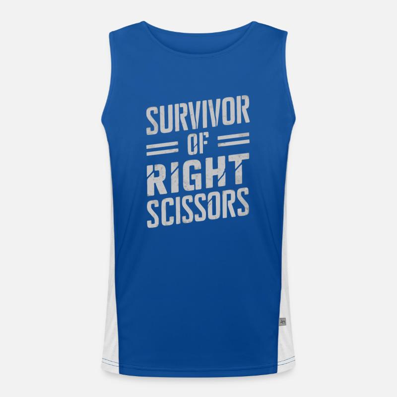 Linkshänder Lefty Left-hander Leftie Buddy Men's Functional Contrast Tank Top 