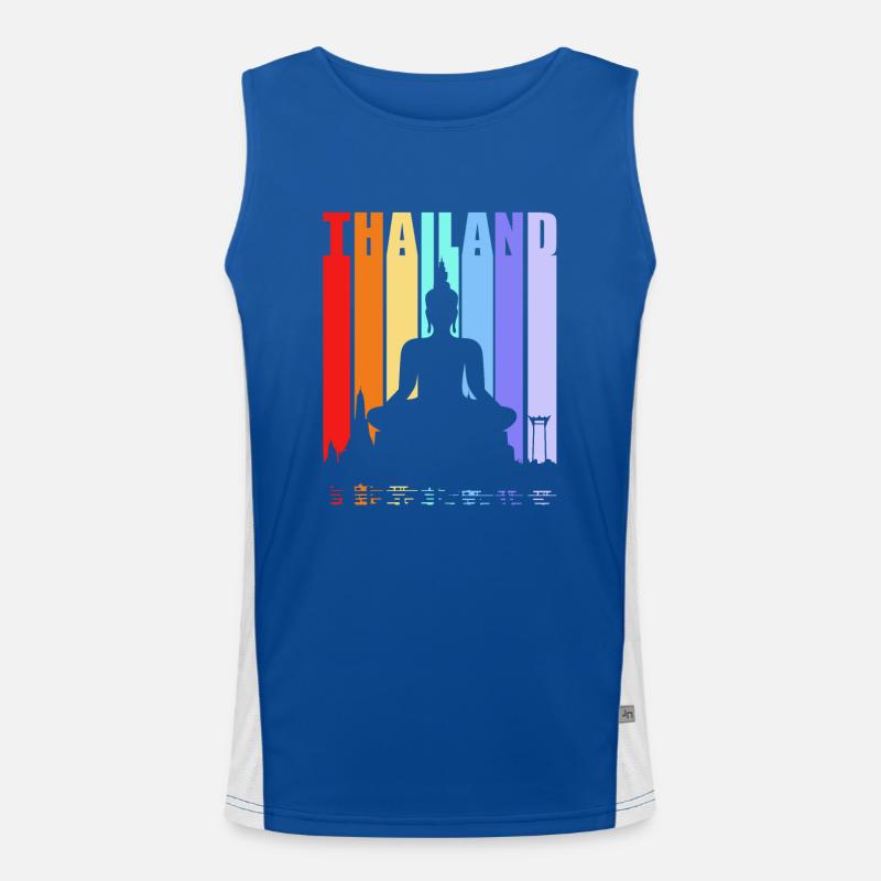 Thai Men's Functional Contrast Tank Top 