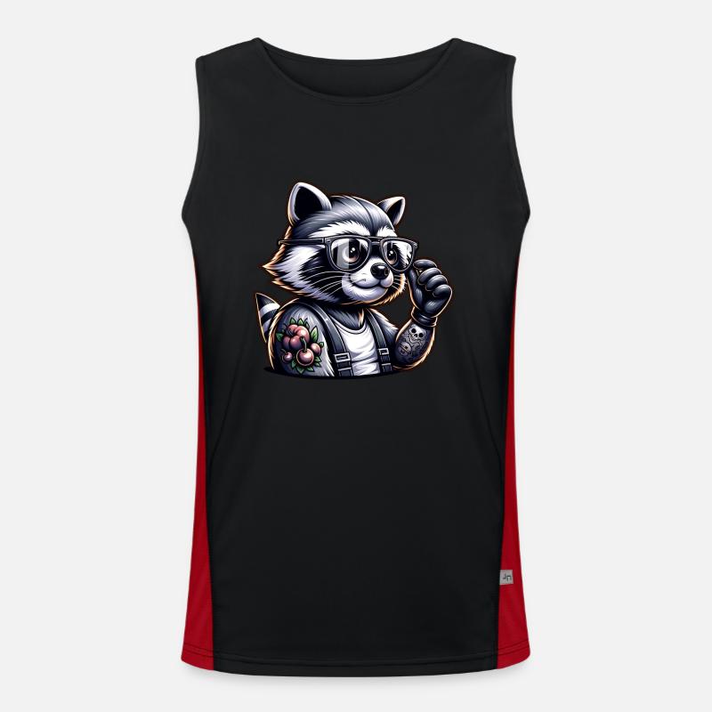 Ich hasse Menschen - Was stimmt denn mit dir nicht Funktionelles Kontrast-Tank Top für Männer 