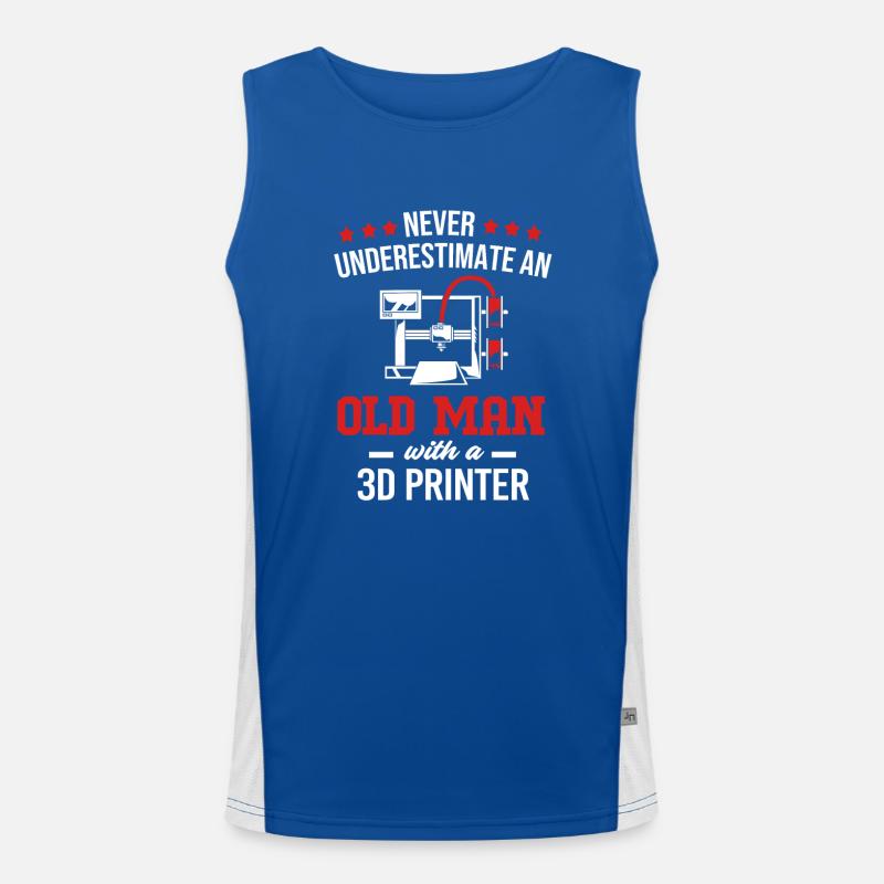 Impression 3D Impression Prototype Débardeur respirant contrasté Homme 