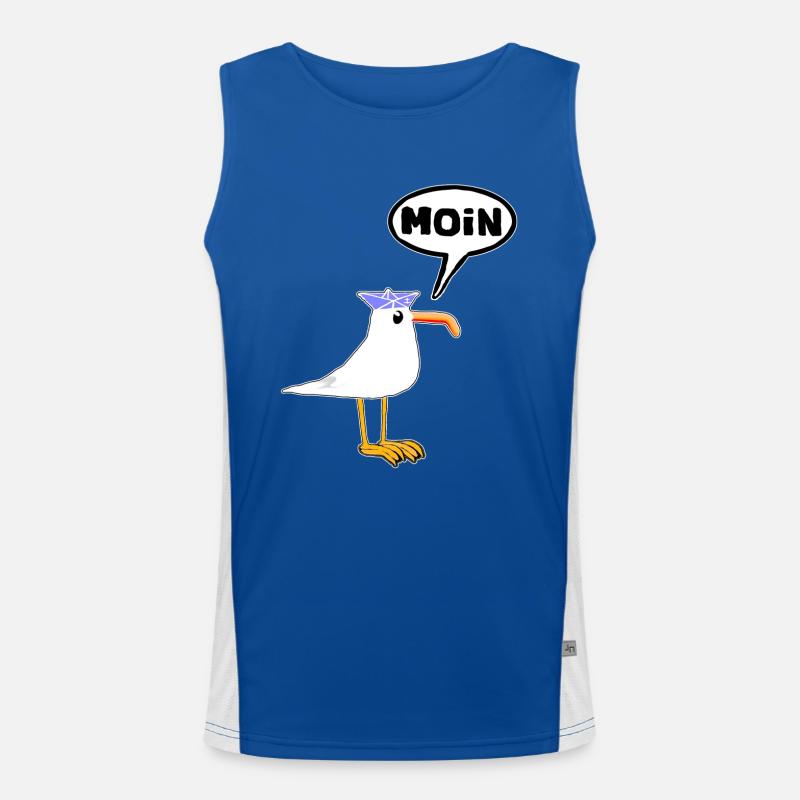 Moin Seagull Bottes en caoutchouc Bottes Speech Bubble Débardeur respirant contrasté Homme 