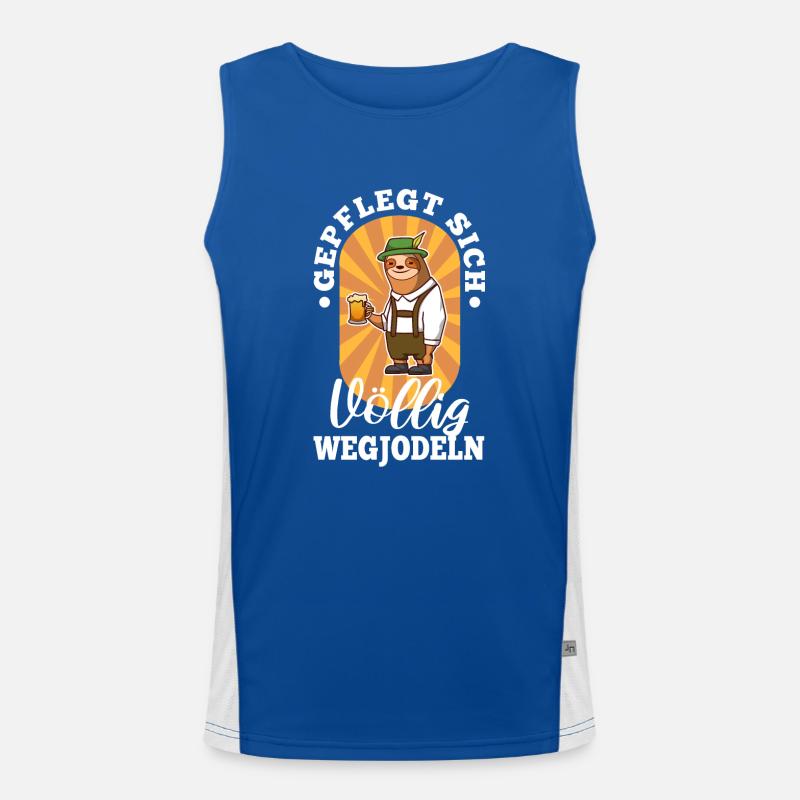 Well-groomed yodelling away completely Men's Functional Contrast Tank Top 