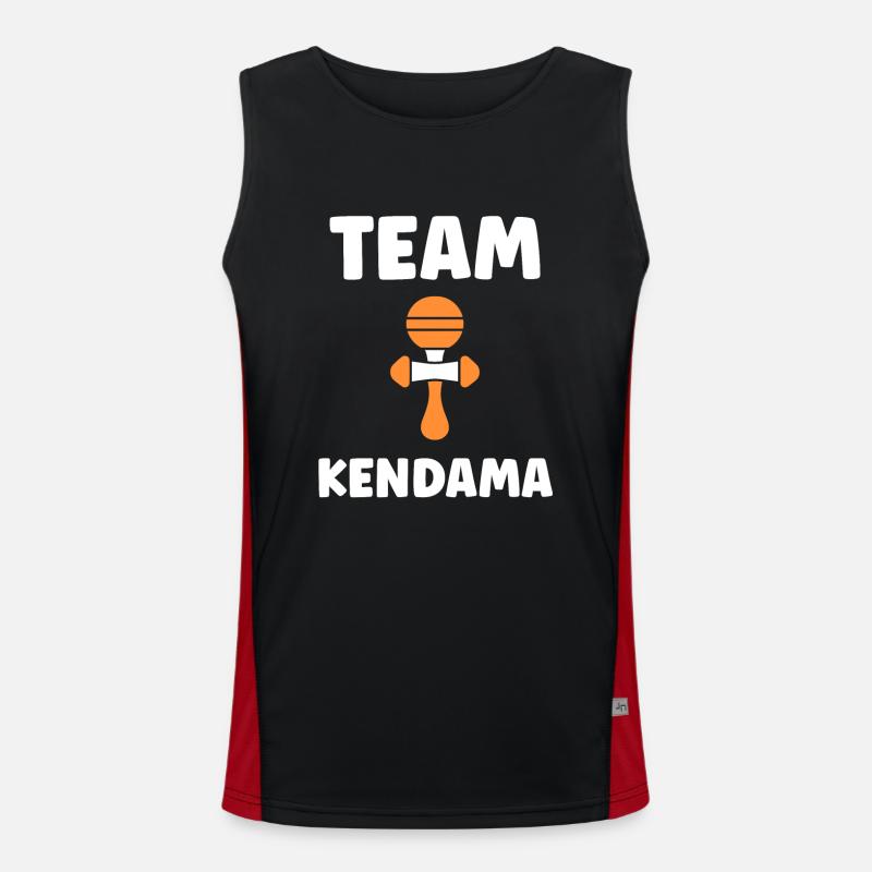 Kendama Funktionelles Kontrast-Tank Top für Männer 