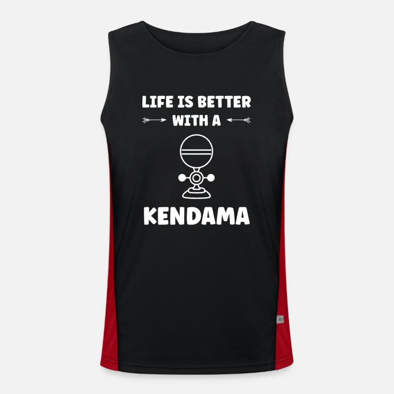 Kendama Funktionelles Kontrast-Tank Top für Männer 