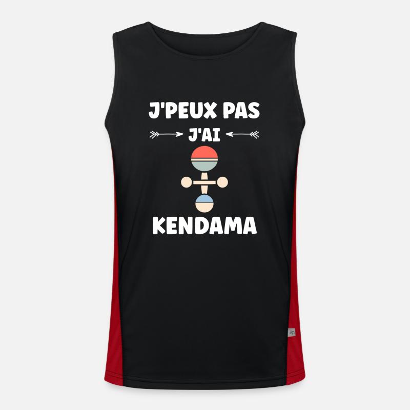 Kendama Funktionelles Kontrast-Tank Top für Männer 