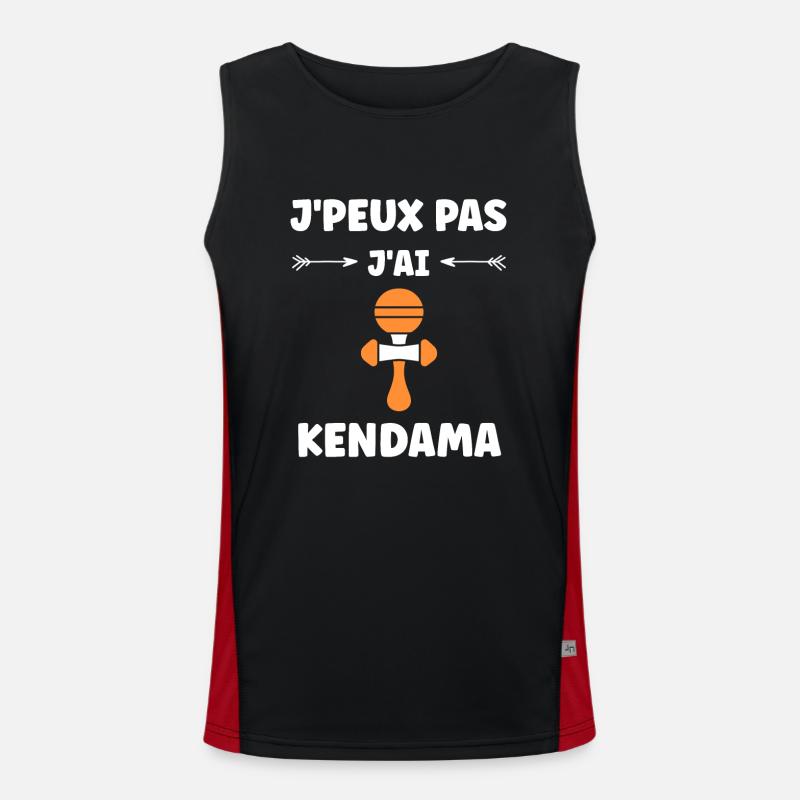 Kendama Funktionelles Kontrast-Tank Top für Männer 