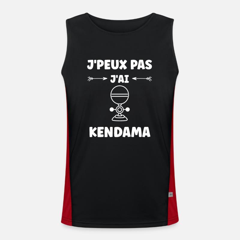 Kendama Funktionelles Kontrast-Tank Top für Männer 